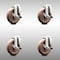 Service Caster 5 Inch 316SS High Temp Glass Filled Nylon Swivel Bolt Hole Caster Set with Brake SCC-SS316BH20S514-GFNSHT-TLB-4 - alternate 1